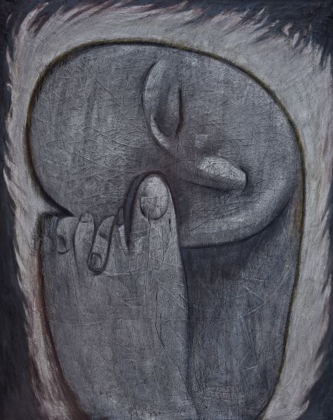 The Thinking Hand, 2010, Mixed...Canvas, 227x182cm